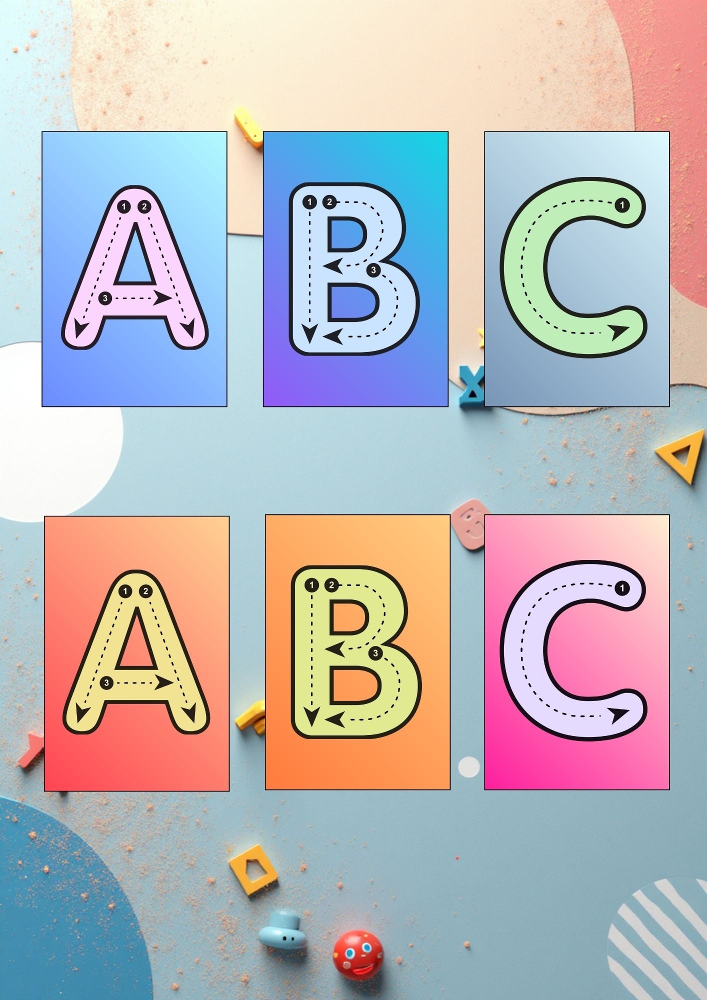 Magneți interactivi: alfabet