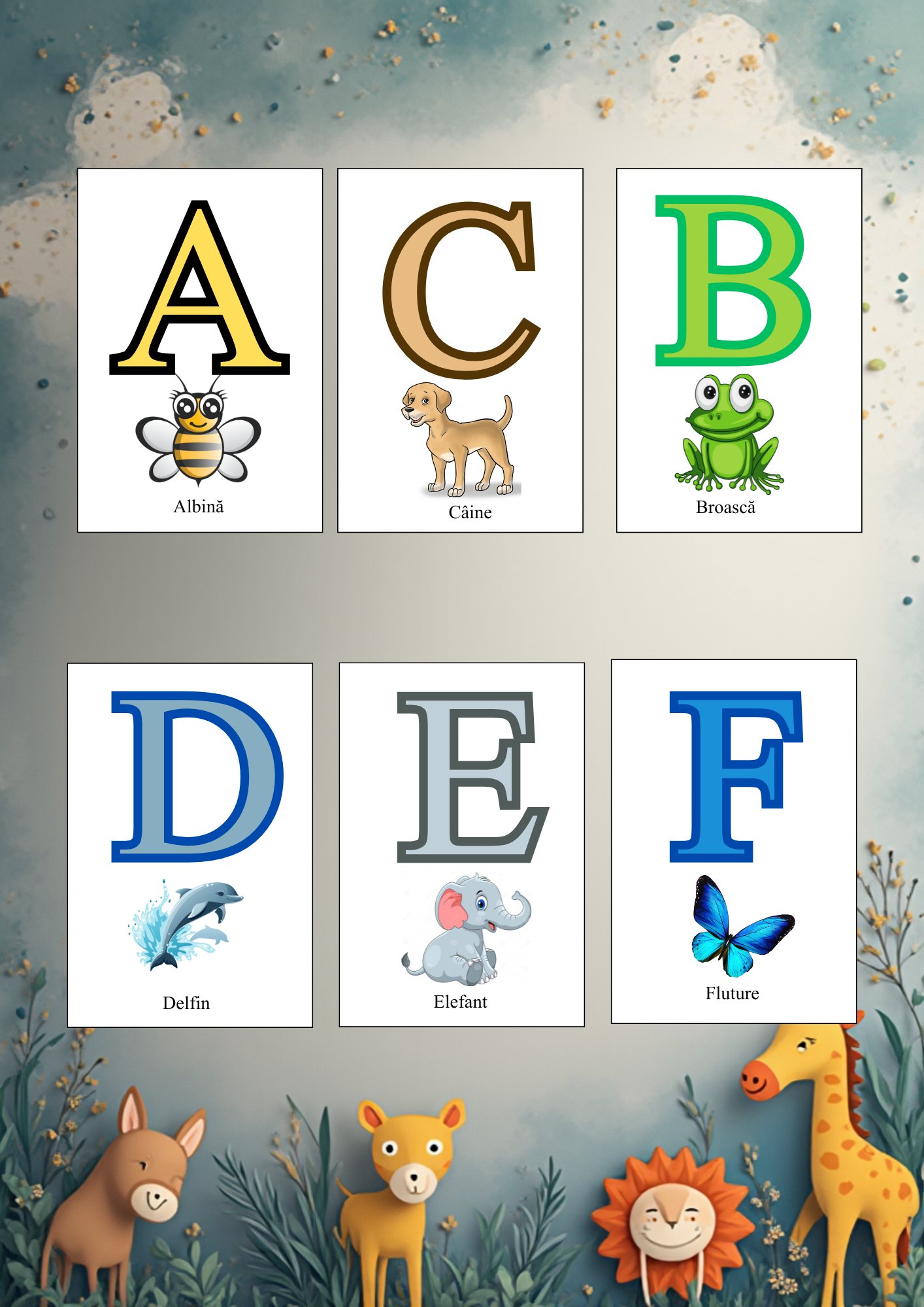 Alfabet Interactiv cu ilustrate