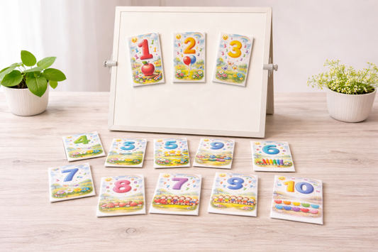 Cifre interactive cu ilustrate